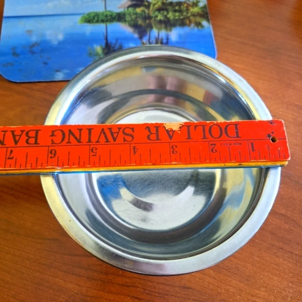 Metal dog/cat water food bowl